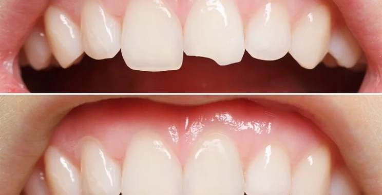 حشو الأسنان الأمامية المكسورة: الحلول التجميلية الفعالة